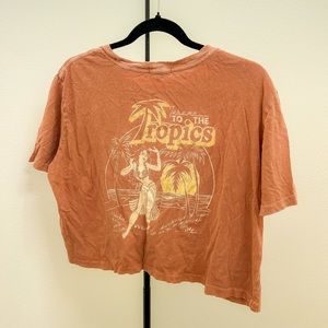 Billabong Cropped Graphic Tee